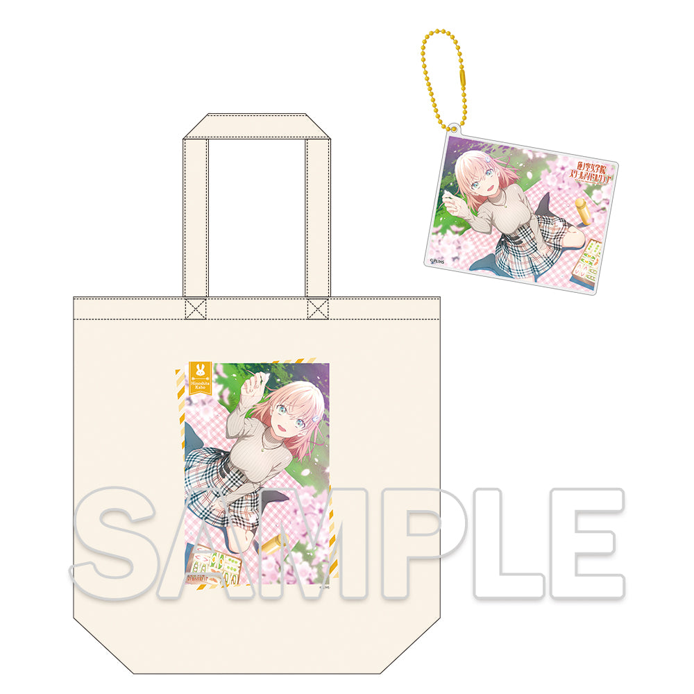 "Love Live! Hasu no Sora Jogakuin School Idol Club" Odekake Tote Bag & Acrylic Card Key Chain