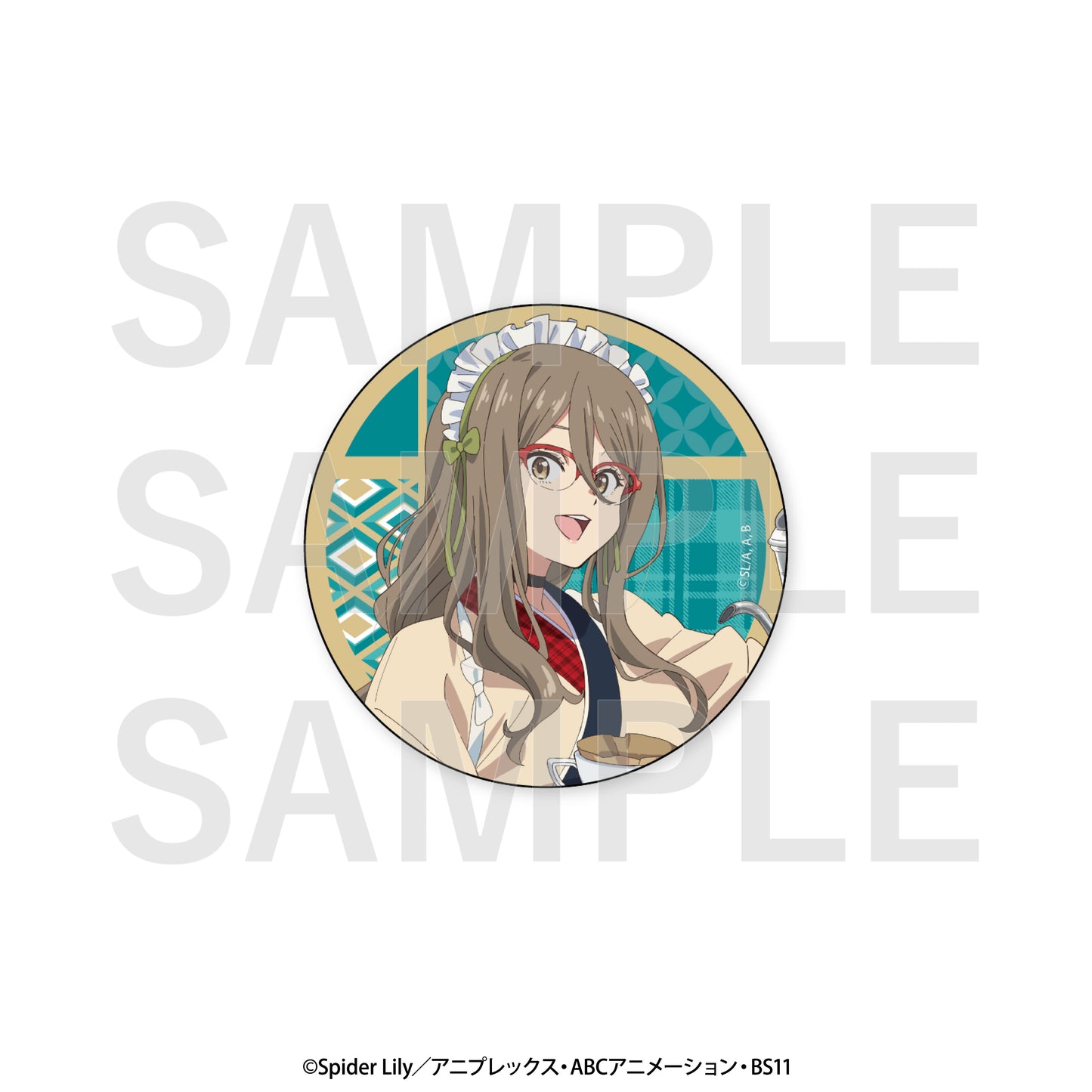 "Lycoris Recoil" Metallic Can Badge