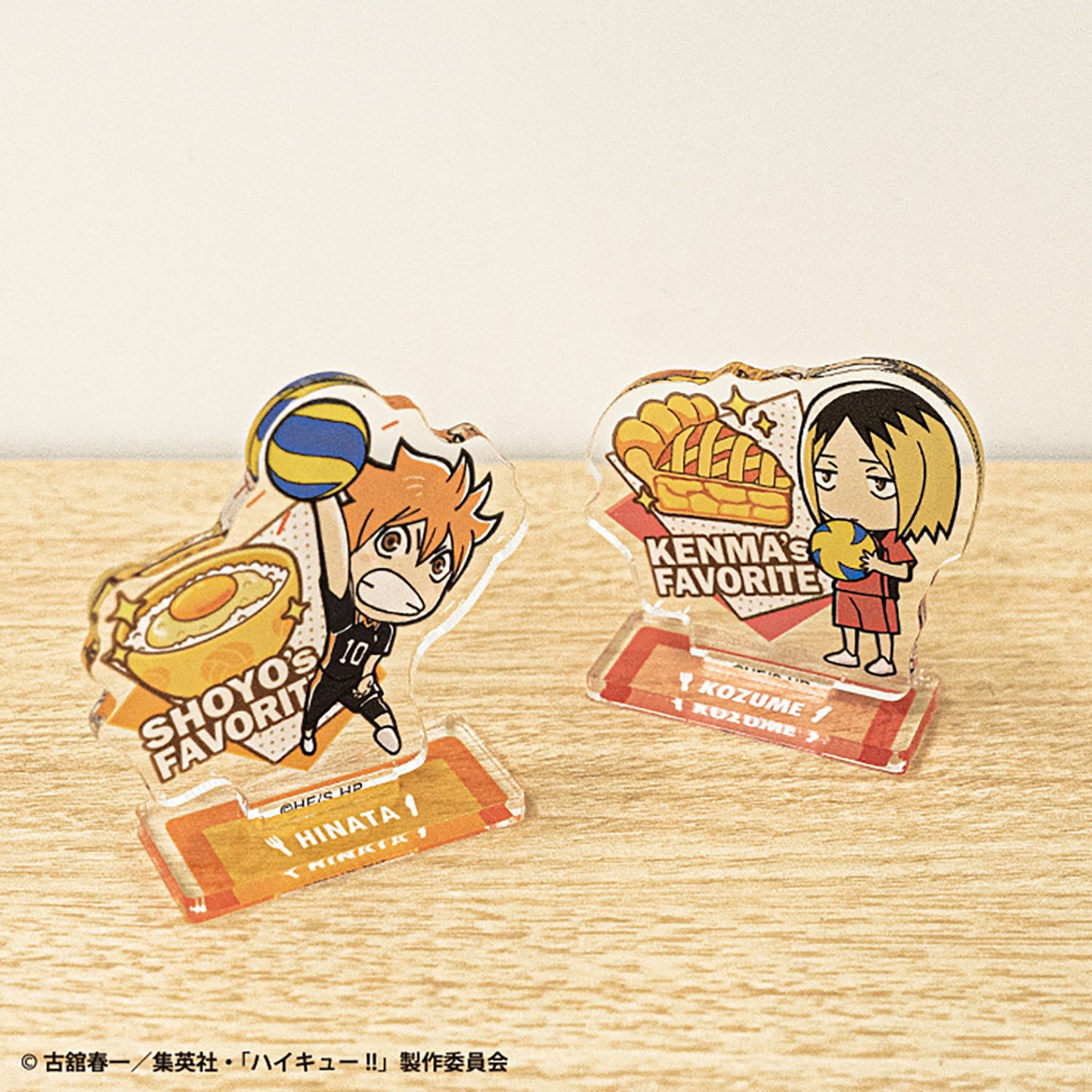 "Haikyu!!" Character Gourmet Acrylic Stand