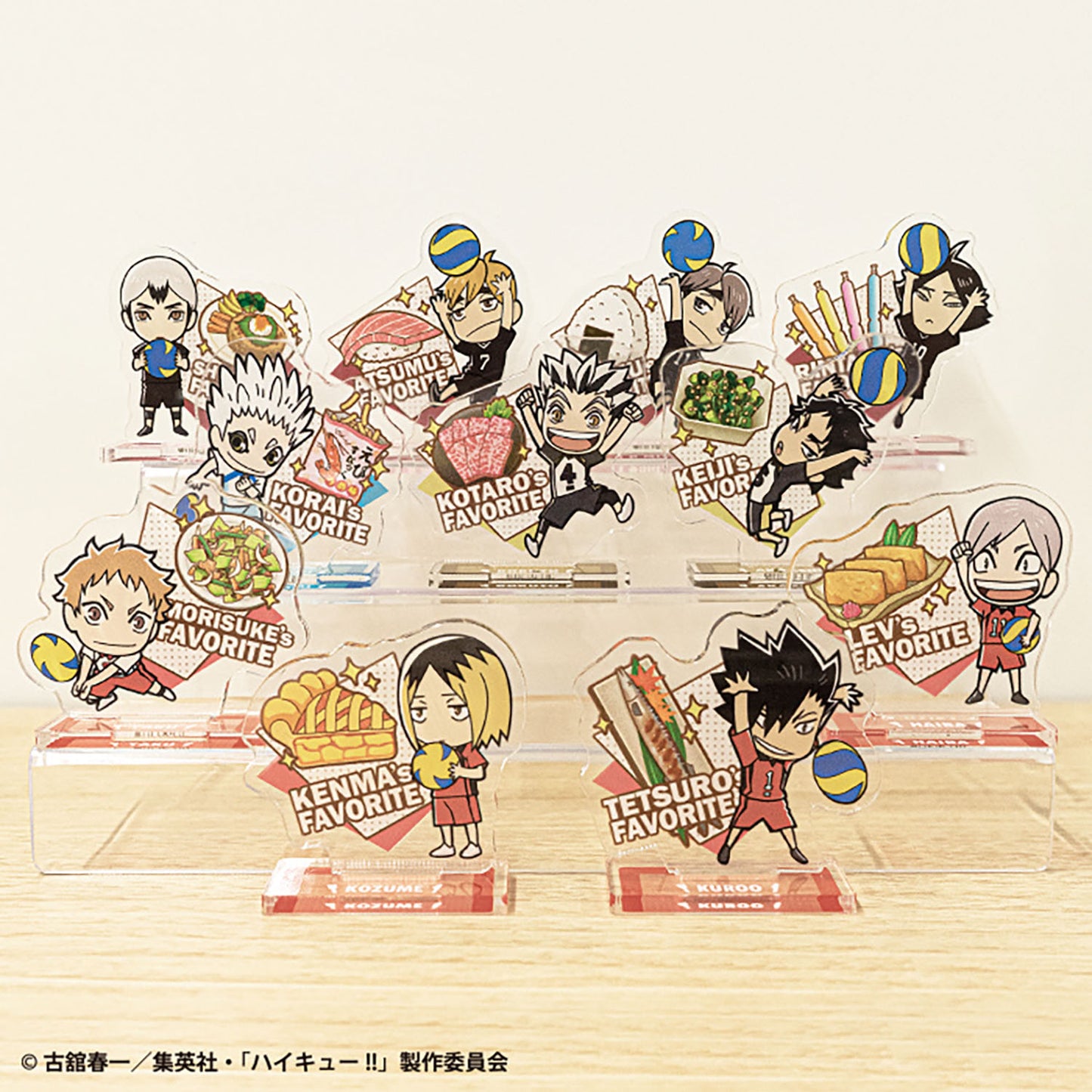 "Haikyu!!" Character Gourmet Acrylic Stand