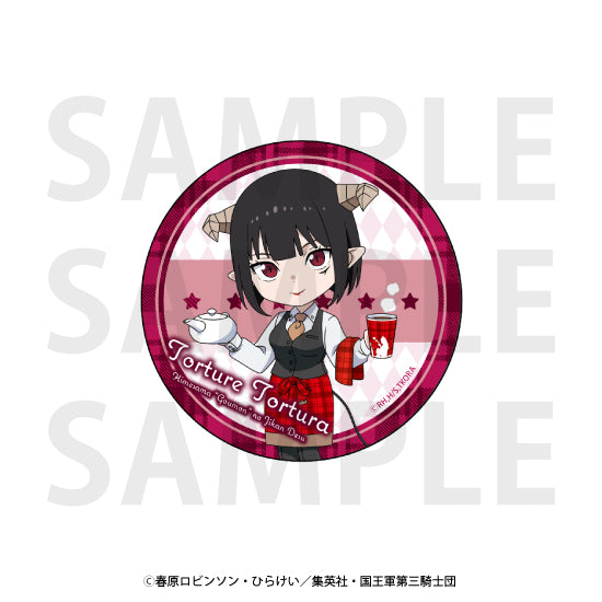 "Tis Time for Torture, Princess" Trading Metallic Can Badge