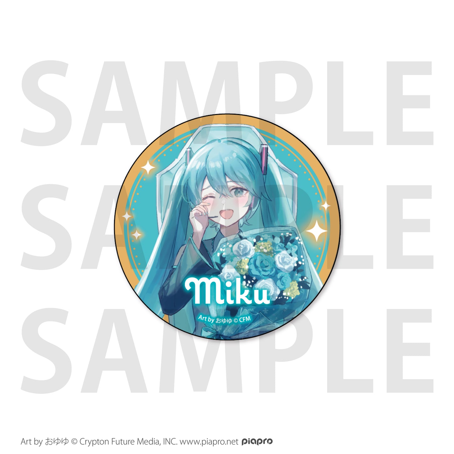 Hatsune Miku Happy 16th Birthday -Dear Creators- Surprise Party Can Badge