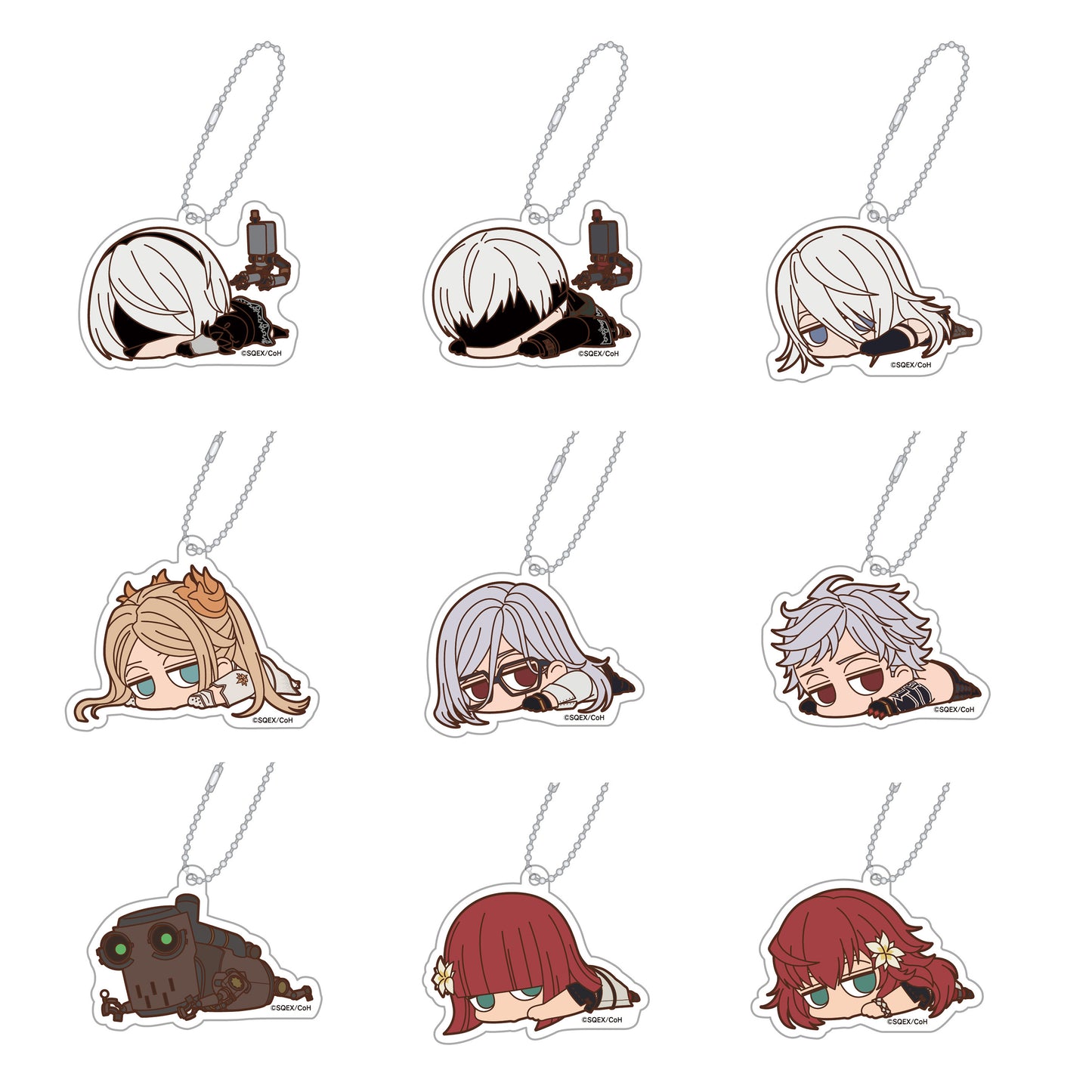 NieR:Automata Ver1.1a Acrylic Key Chain Collection Daruun