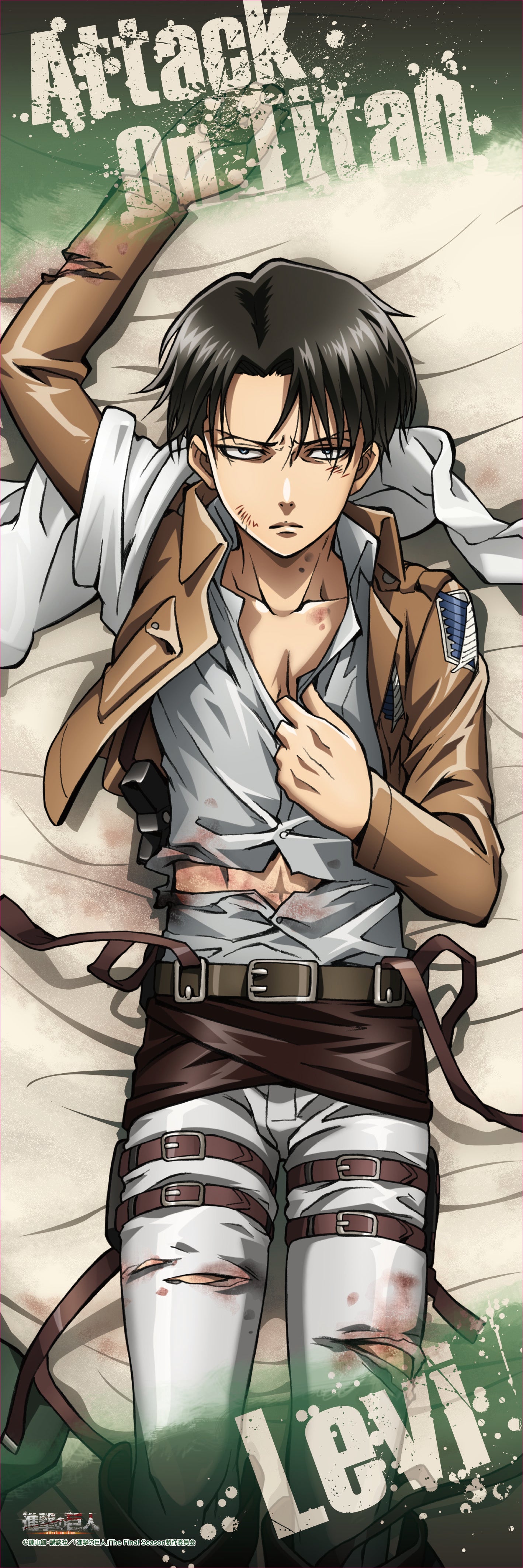 "Attack on Titan" Dakimakura Cover B Levi