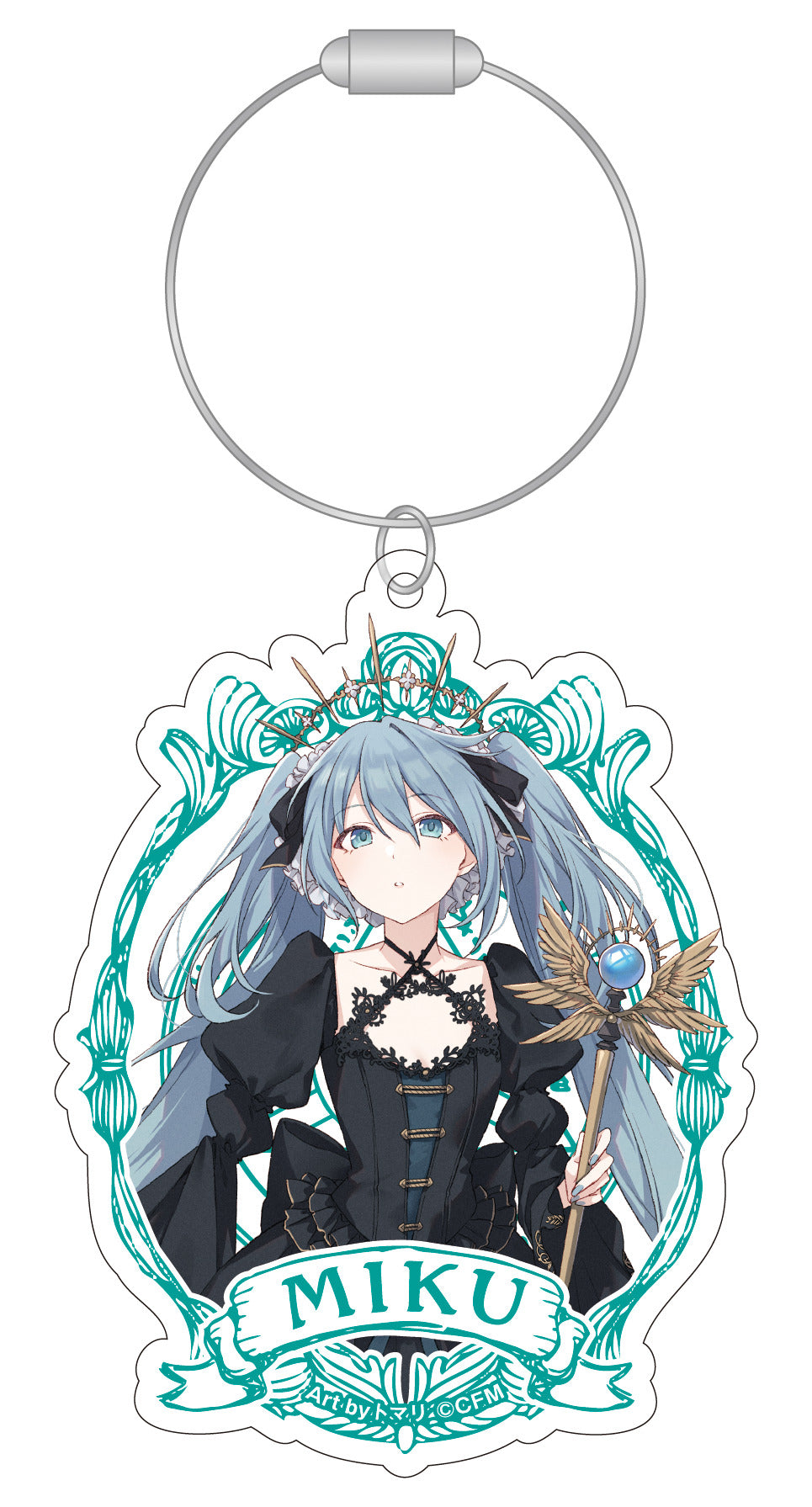 Hatsune Miku Series Wire Acrylic Key Chain Wizard