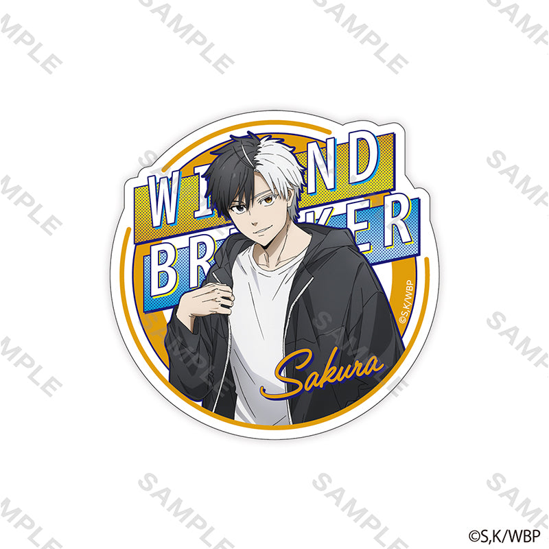 "Wind Breaker" Sticker Casual Outfit Copyright