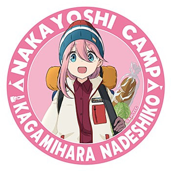 "Yurucamp" Nakayoshi Camp Reflector Magnet Sticker
