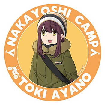 "Yurucamp" Nakayoshi Camp Reflector Magnet Sticker