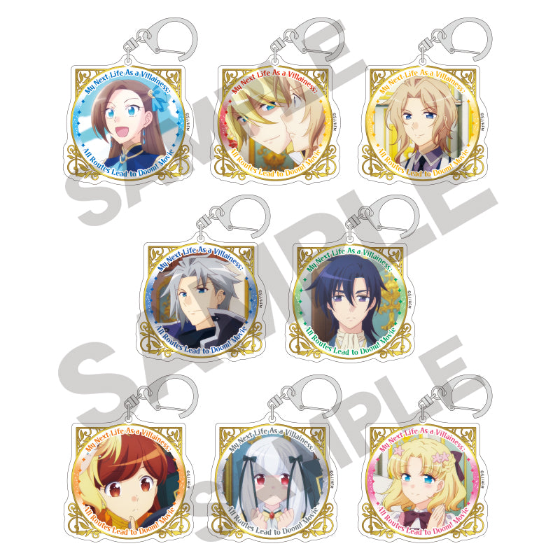 "My Next Life as a Villainess: All Routes Lead to Doom! The Movie" Trading Acrylic Key Chain