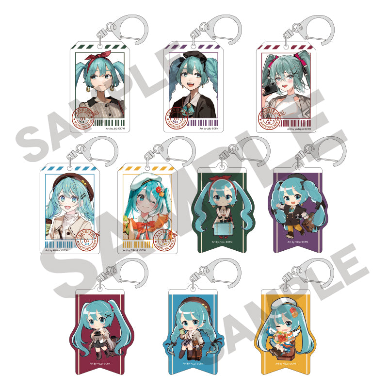 Hatsune Miku Trading Acrylic Key Chain Bon Voyage