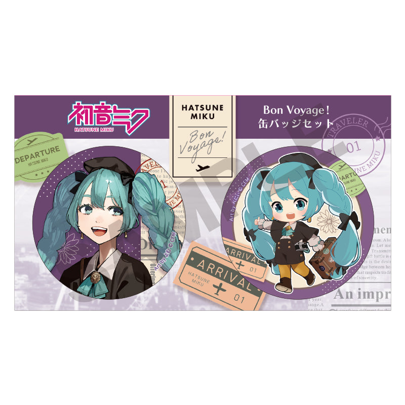 Hatsune Miku Can Badge 2 Set