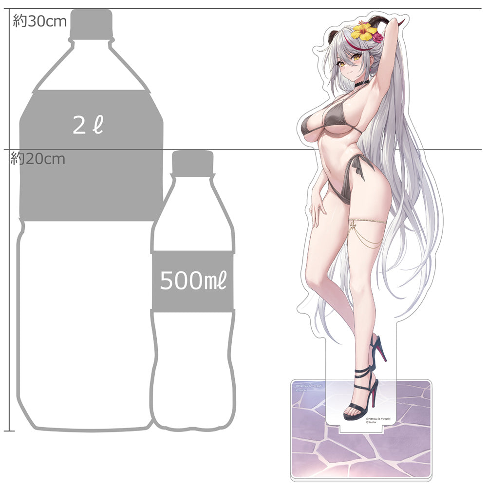 "Azur Lane" Original Illustration Extra Large Acrylic Stand Night Pool ver.