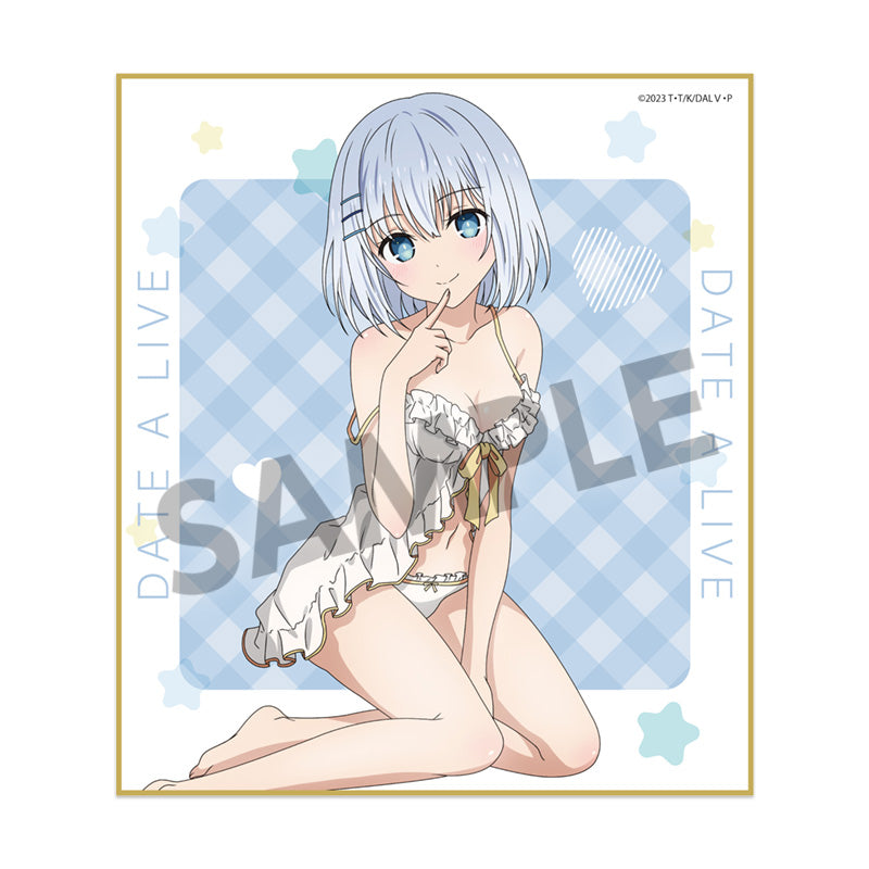 "Date A Live V" Original Illustration Mini Shikishi Nightwear Ver.