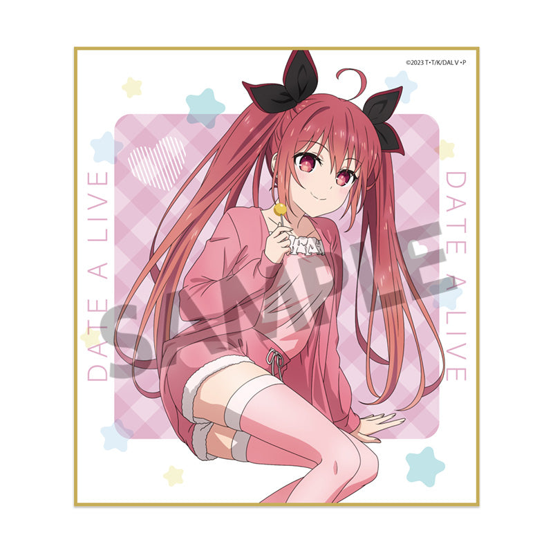 "Date A Live V" Original Illustration Mini Shikishi Nightwear Ver.