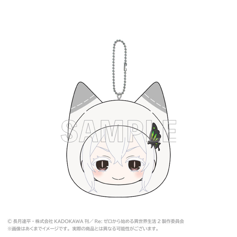 "Re:Zero kara Hajimeru Isekai Seikatsu" Mochifuwa Cushion Key Chain