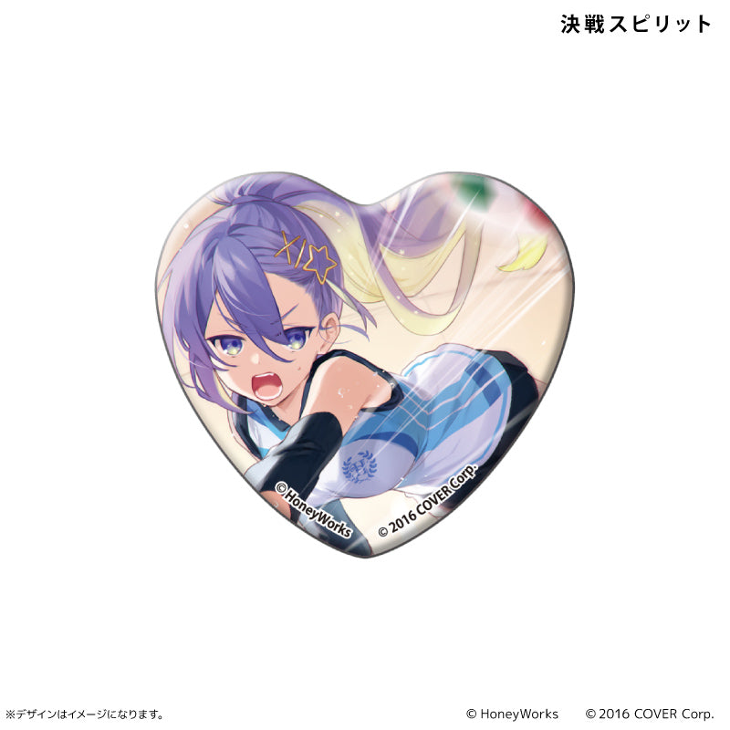 hololive x HoneyWorks Heart Can Badge