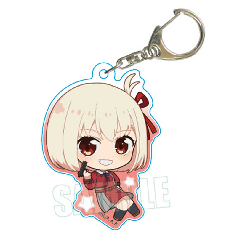 Pukasshu Acrylic Key Chain "Lycoris Recoil" (School Uniform)