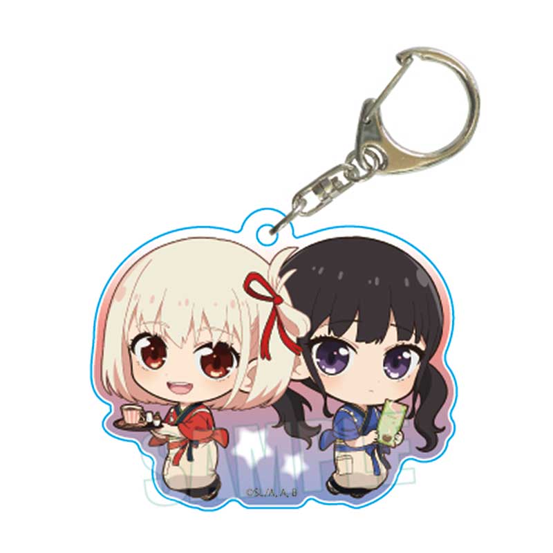 Pukasshu Acrylic Key Chain "Lycoris Recoil" (School Uniform)