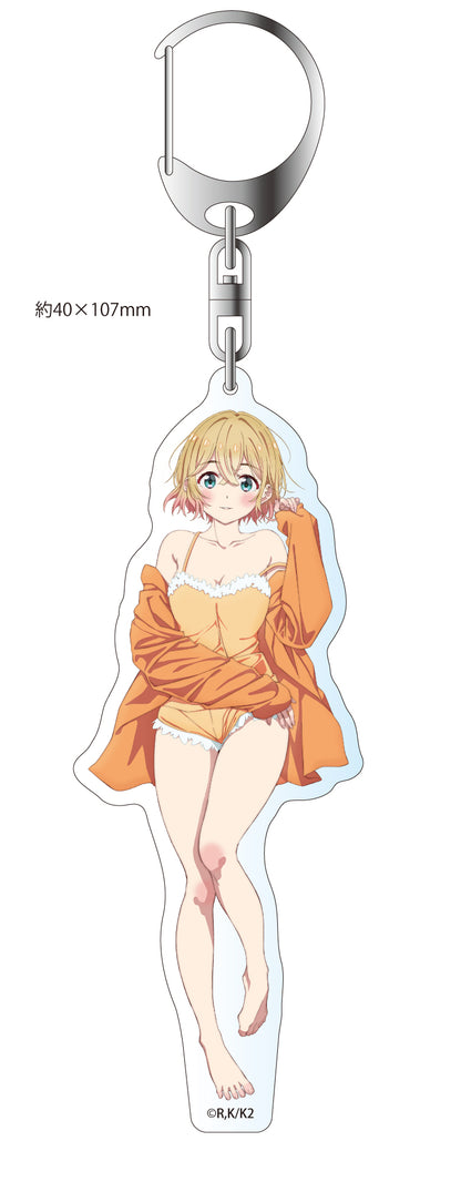 "Rent-A-Girlfriend" 2nd Season Original Illustration Big Acrylic Key Chain Room Wear Ver.