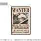 "One Piece" Wanted Poster Mouse Pad