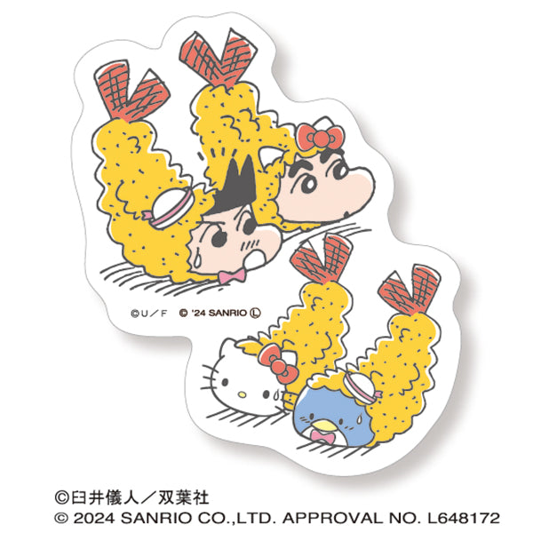 "Crayon Shin-chan" x Sanrio Characters Die-cut Sticker Mini