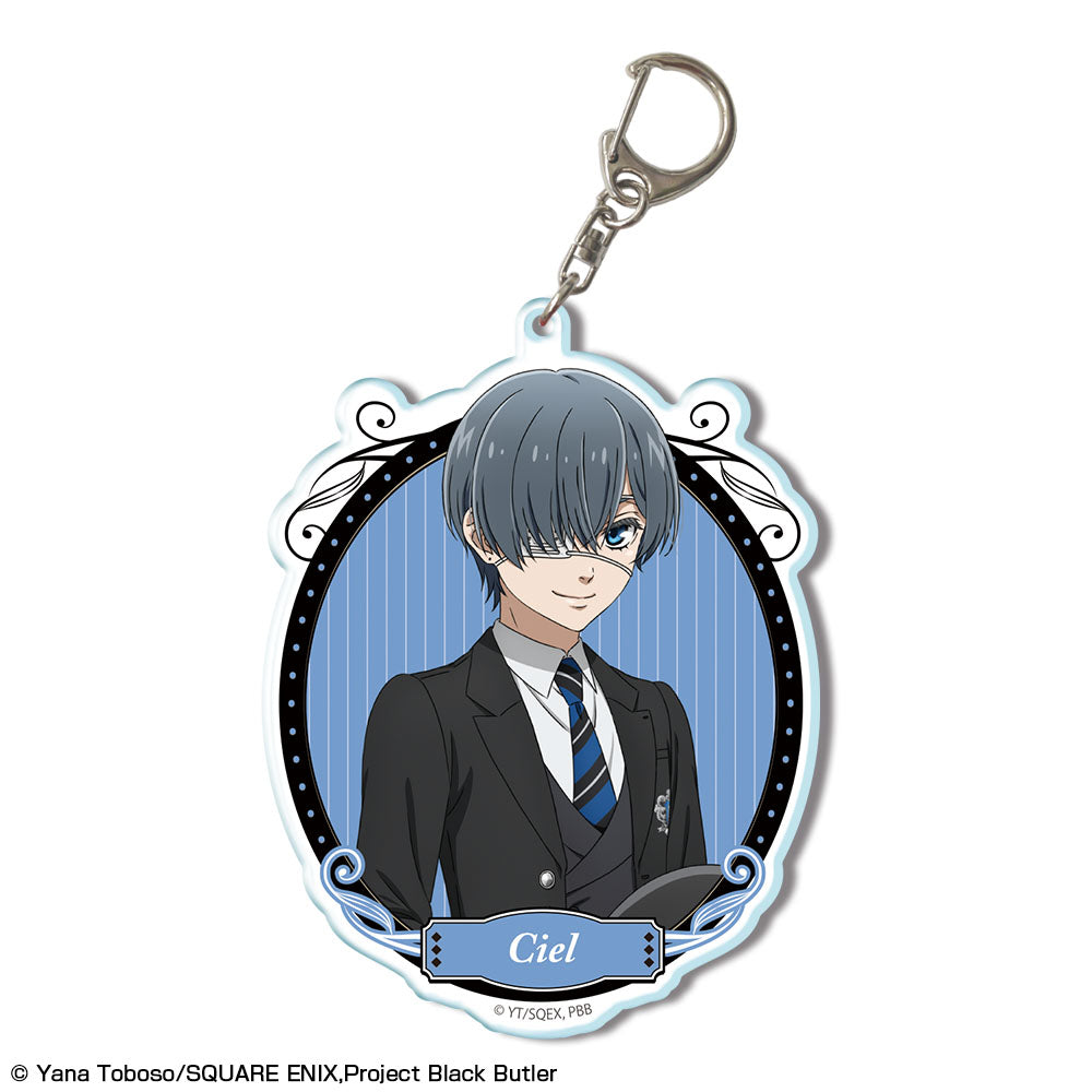 "Black Butler Public School Arc" Big Acrylic Key Chain Design