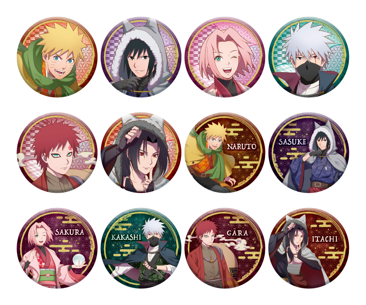 "NARUTO -Shippuden-" Original Illustration Can Badge Collection Werewolf Ver.