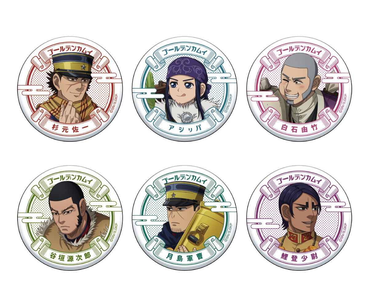 "Golden Kamuy" Original Illustration Can Badge Collection JF24 Ver.