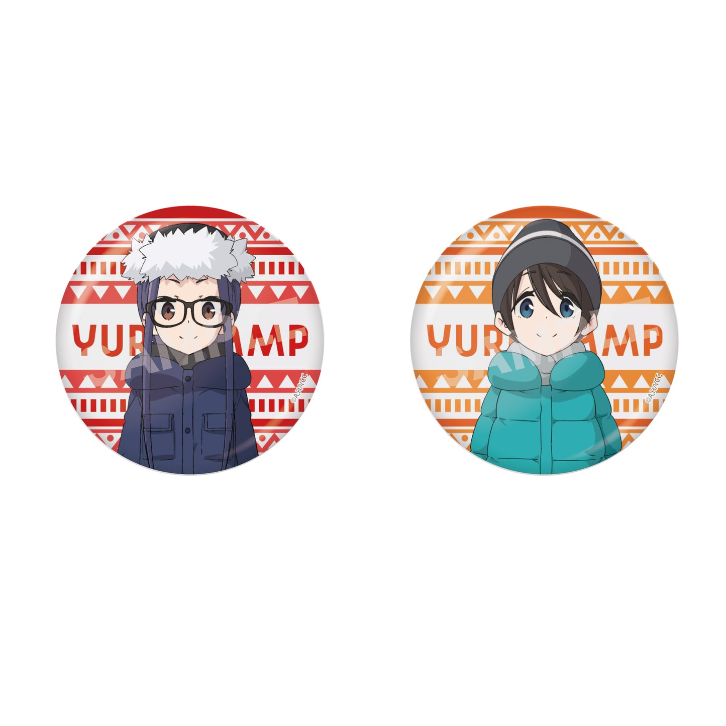 "Yurucamp Season 2" Metallic Can Badge 01 Vol. 1