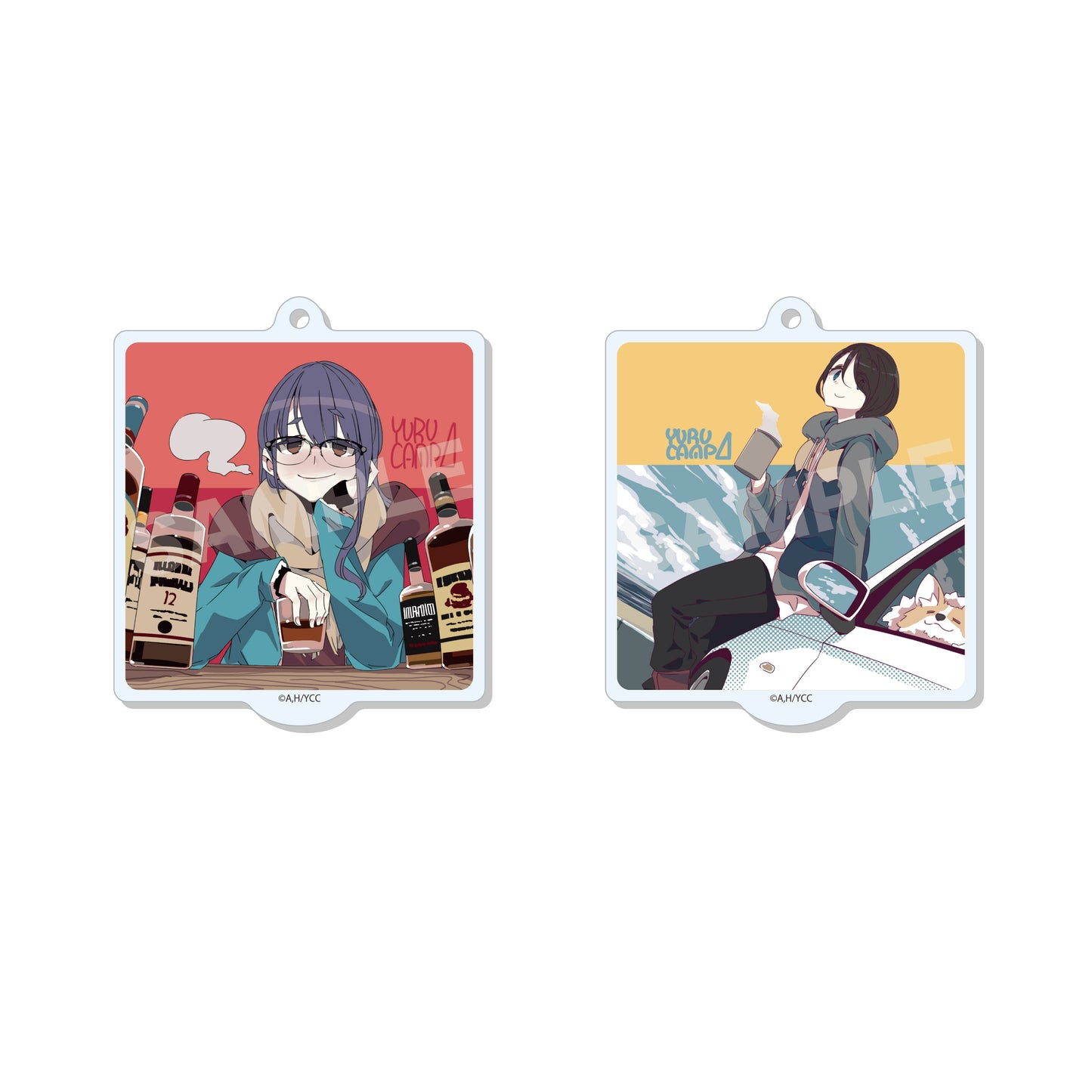 "Yurucamp Season 2" Marutto Stand Key Chain 01 Vol. 1