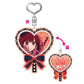 "Oshi no Ko" Uchiwa Type Acrylic Key Chain Vol. 2