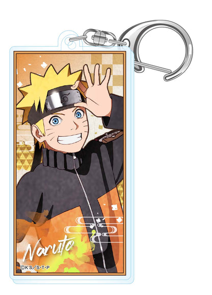 "NARUTO -Shippuden-" Vintage Series Acrylic Banner Key Chain