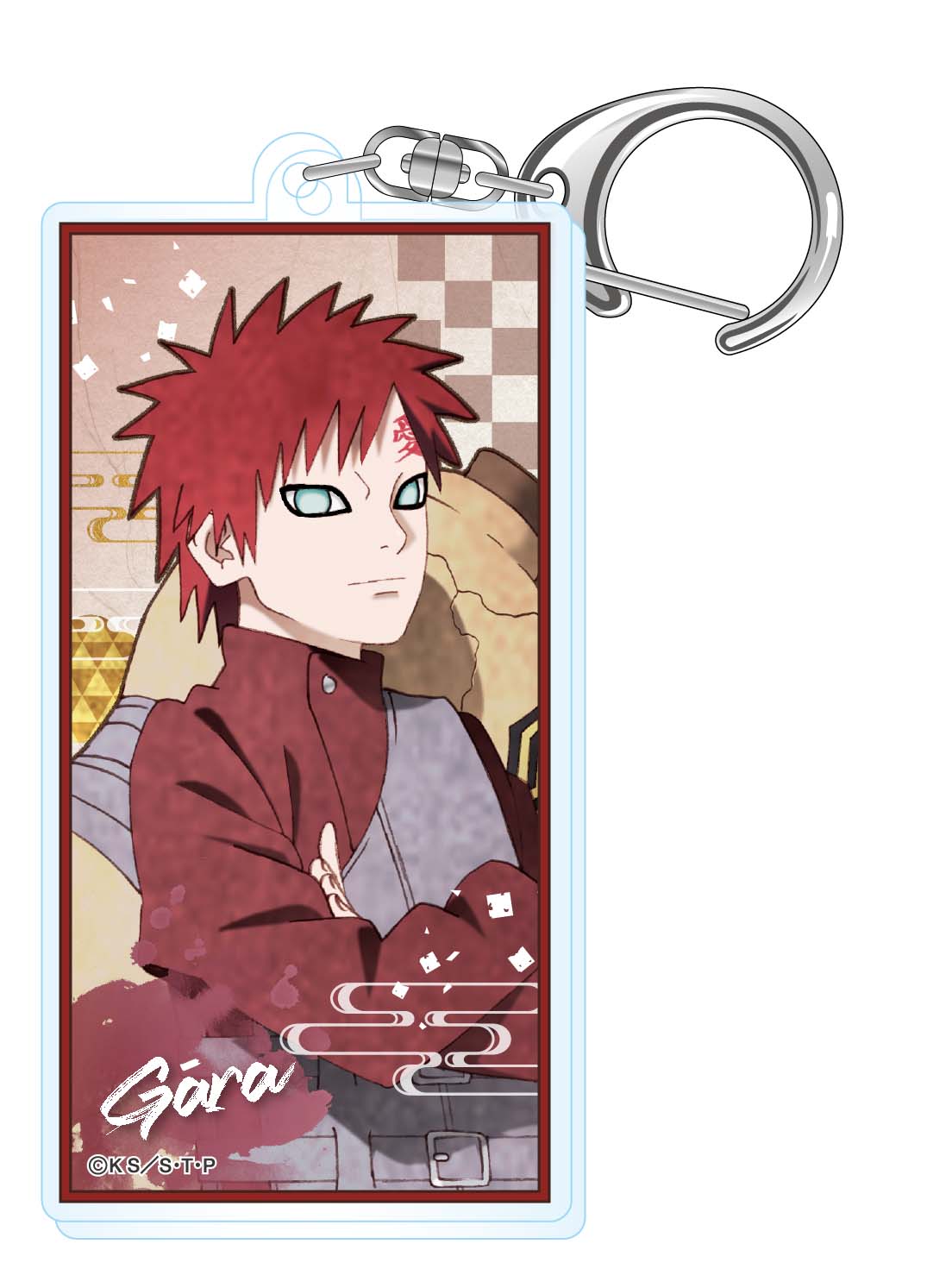 "NARUTO -Shippuden-" Vintage Series Acrylic Banner Key Chain