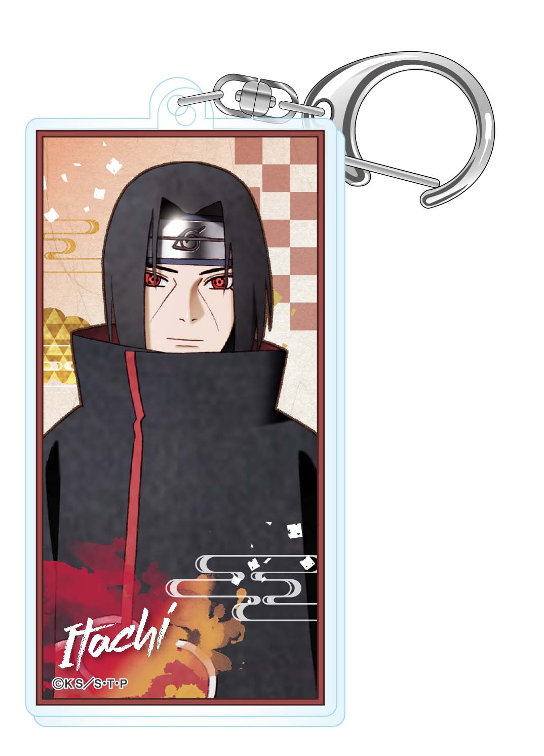 "NARUTO -Shippuden-" Vintage Series Acrylic Banner Key Chain