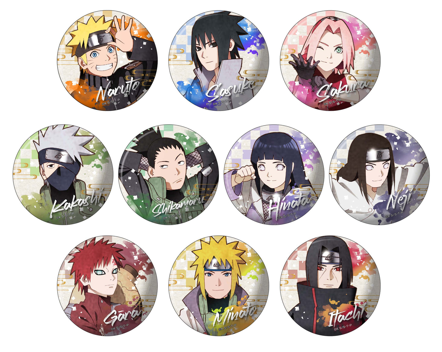 "NARUTO -Shippuden-" Vintage Series Can Badge