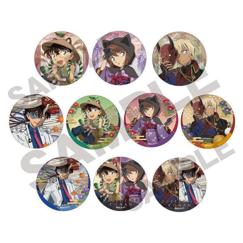 "Detective Conan" Trading Can Badge Hyakki Yakou