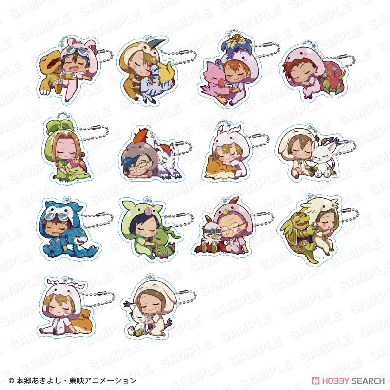 Digimon Adventure Series Gyao Colle Trading Acrylic Key Ring