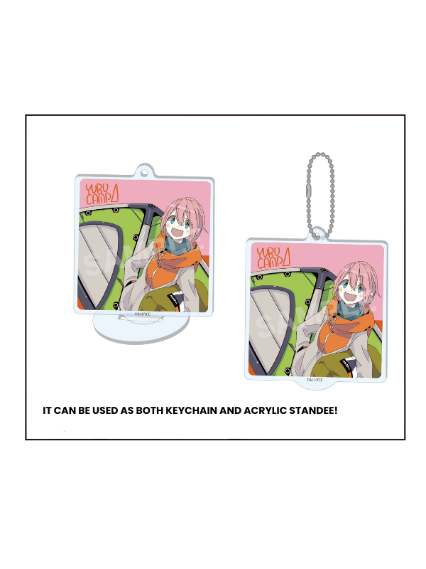 "Yurucamp Season 2" Marutto Stand Key Chain 01 Vol. 1