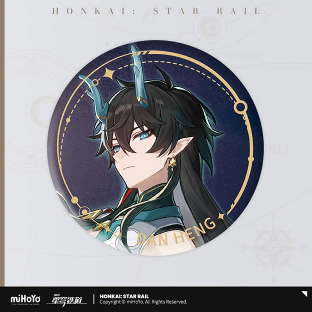 Honkai: Star Rail Standing Design Series Tin Badges