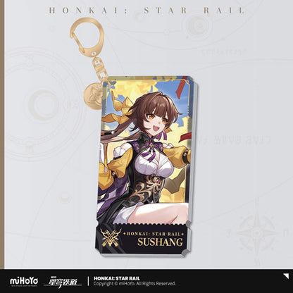 Honkai Star Rail Character Banner Key Chain