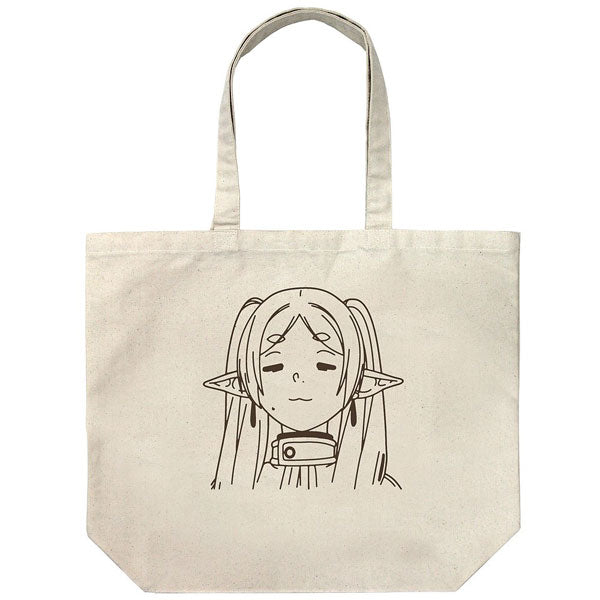 "Frieren: Beyond Journey's End" Large Tote Bag Natural