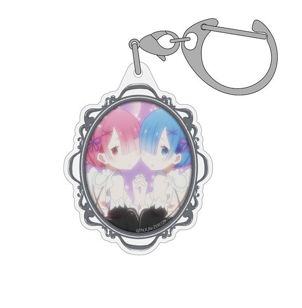 "Re:Zero kara Hajimeru Isekai Seikatsu" Twins Ram & Rem Acrylic Key Chain