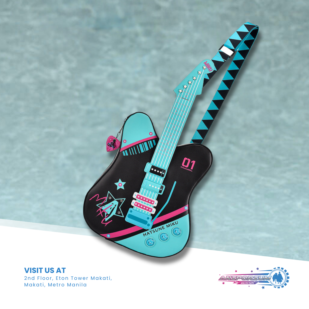 Hatsune Miku Guitar-Shaped Shoulder Bag