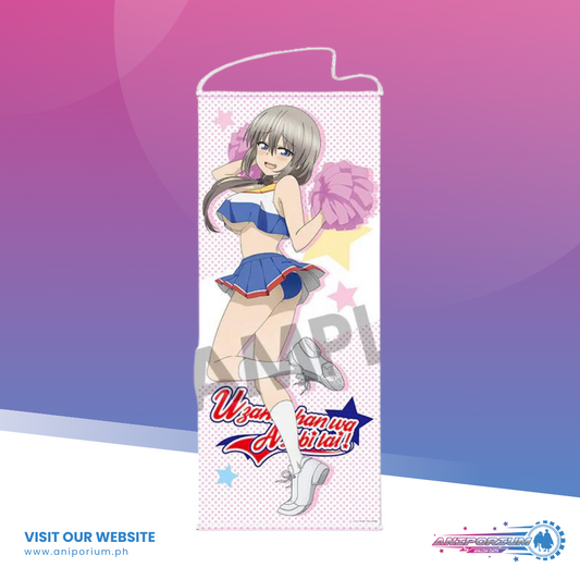 "Uzaki-chan Wants to Hang Out!" Original Illustration Life-size Tapestry Uzaki Tsuki Cheer Ver.