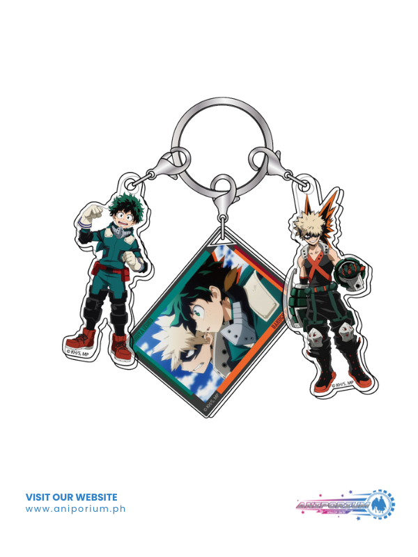 "My Hero Academia" 3 Charm Key Chains