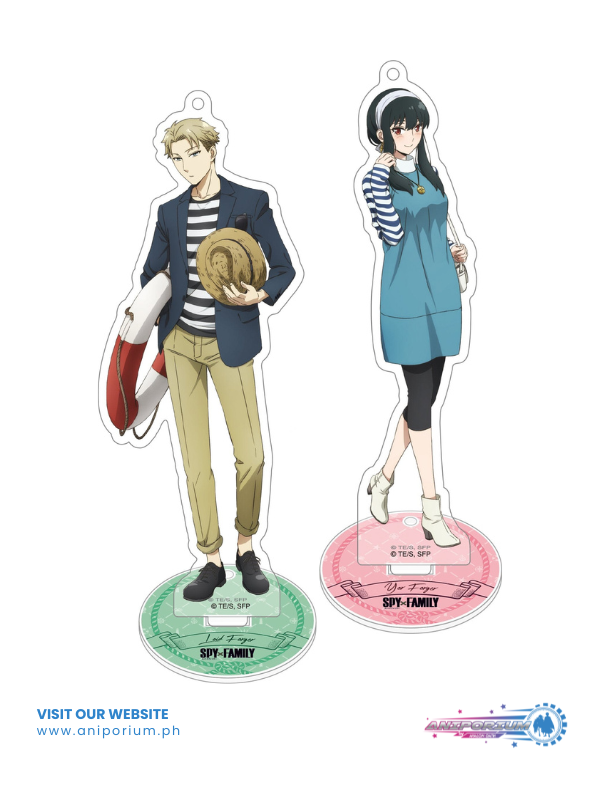 "SPY x FAMILY" Acrylic Stand Key Chain Mr and Mrs Forgers