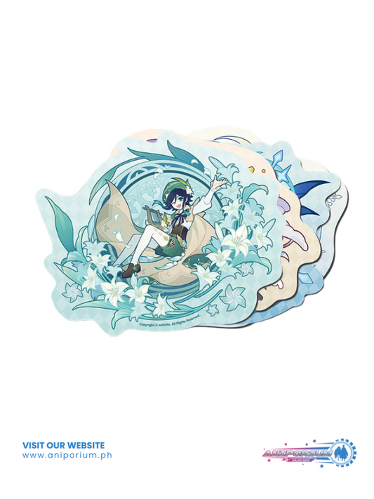 Genshin Impact Windblume’s Breath Theme Kisscut Mousepads