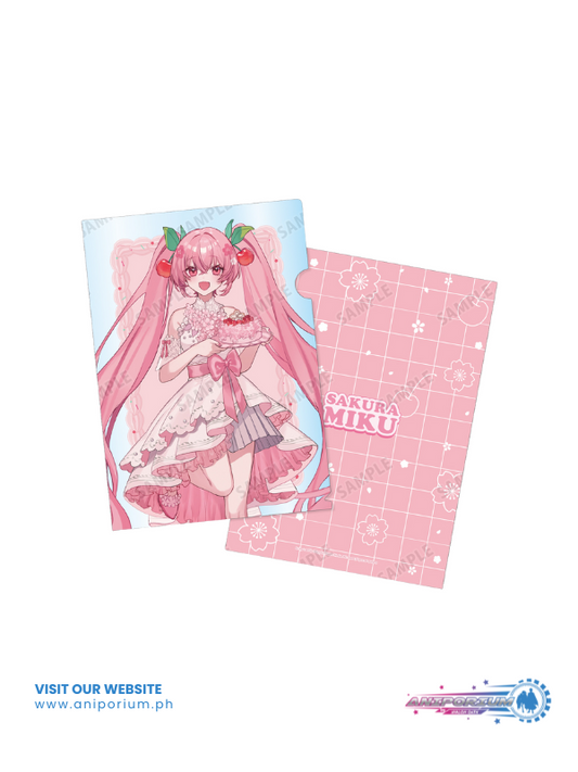 Sakura Miku Original Illustration Sakura Miku Cherry Blossom Party Ver. Art by Shugao Clear File