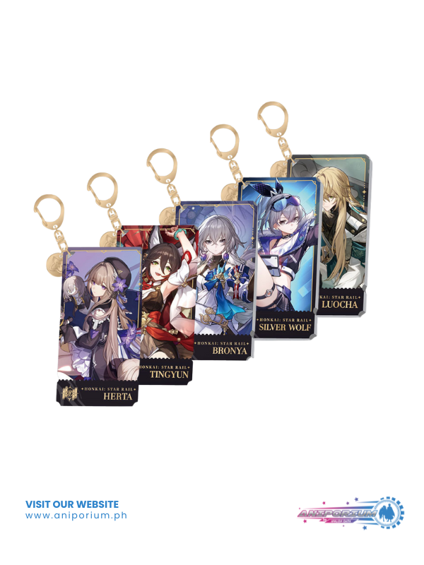 Honkai Star Rail Character Banner Key Chain