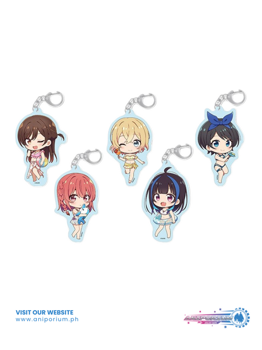 "Rent-A-Girlfriend" Puchichoko Acrylic Key Chain Swimwear